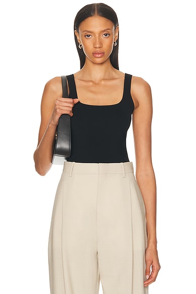 EAVES Anaika Knit Tank in Black