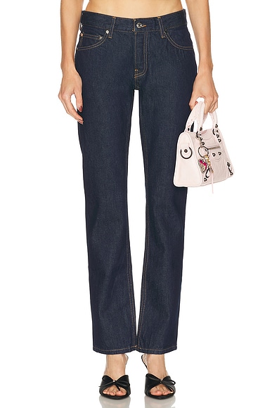 EB Denim Low Rise Straight in Havana Night