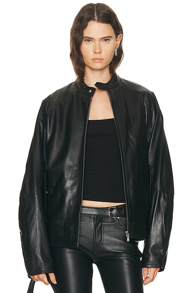 EB Denim Domenico Bomber Jacket in Black