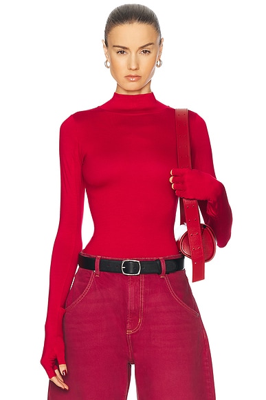 Swann Mock Neck Tee