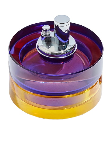 Edie Parker Glass Tabletop Lighter in Berry Citrus