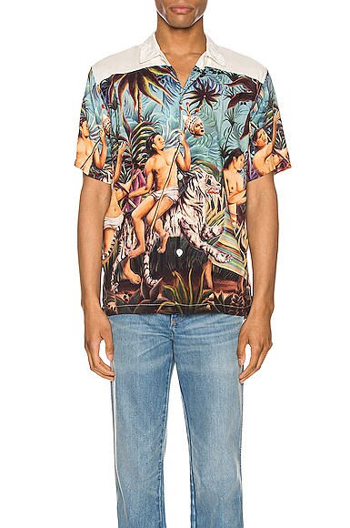 Who Looks Outside Aloha Shirt
