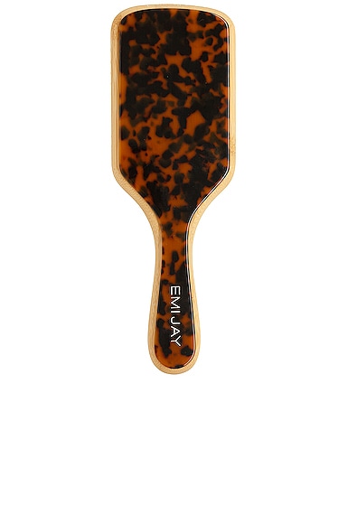 Bamboo Paddle Brush in Brown