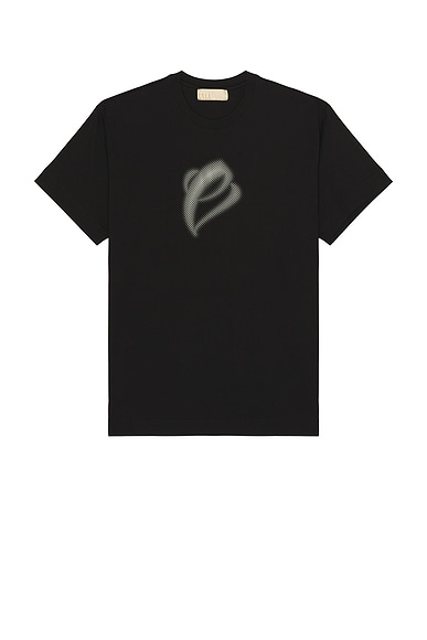 Etai LA 3D Print Dot Brust E Tee in Black