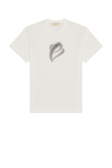 Etai LA 3D Print Dot Brust E Tee in White