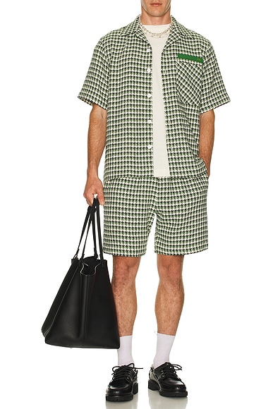 Boxy Plaid Short Sleeve Shirt