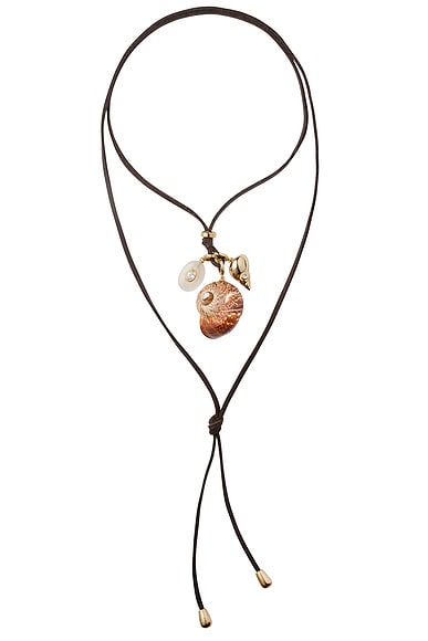 Area Charm Wrap Necklace