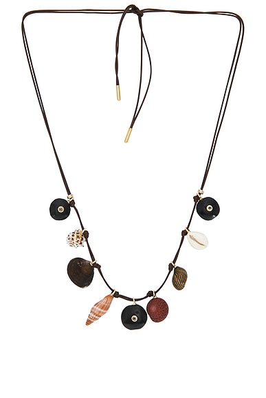Eliou Moku Wrap Necklace in Multi