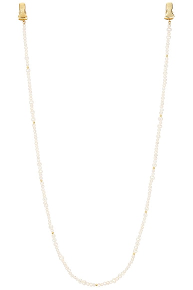 Salvador Leash Necklace in White