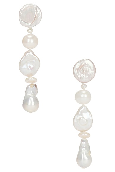 Eliou Lele Earrings in White