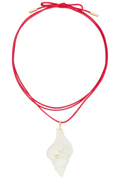 Eliou Laria Wrap Necklace in Red
