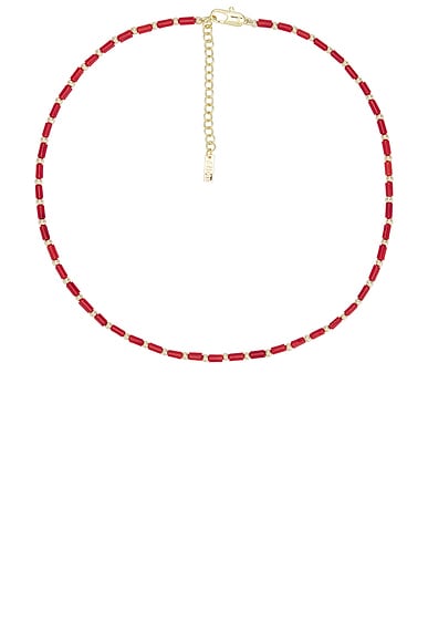 Eliou Louka Necklace in Red
