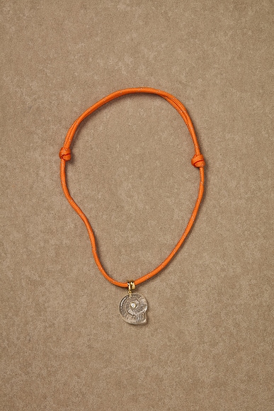Eliou for FWRD Ido Necklace in Orange Cord
