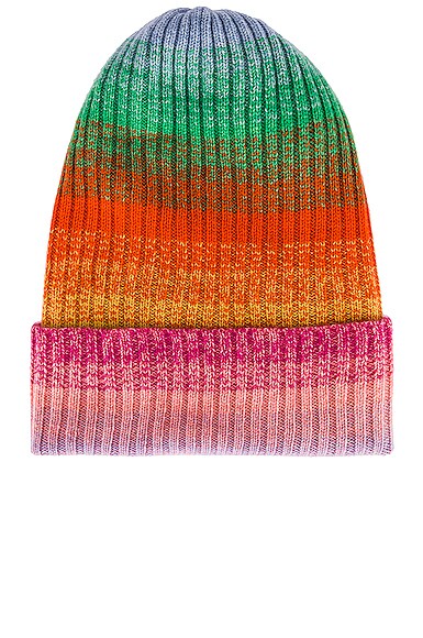The Elder Statesman Morphed Space-Dyed Cashmere Beanie Hat Multicoloured