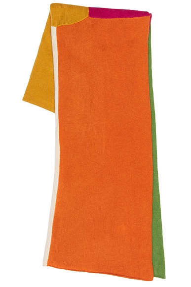 The Elder Statesman Cashmere Patchwork Shawl in Pop Color Patchwork