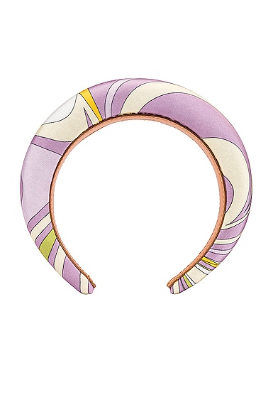 Emilio Pucci Onde Headband in Lavender