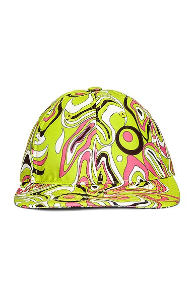 Emilio Pucci Double Twill Hat in Green