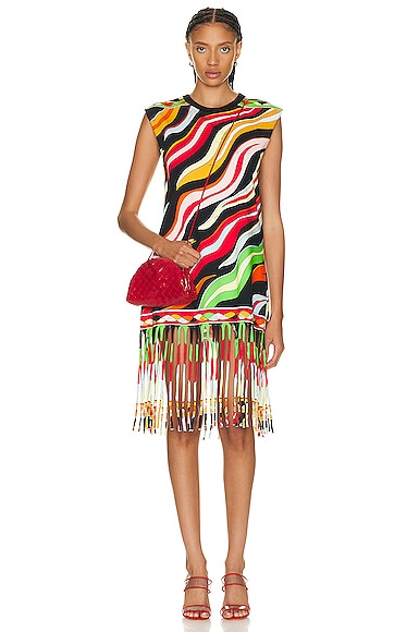 Missoni fringe dress clearance