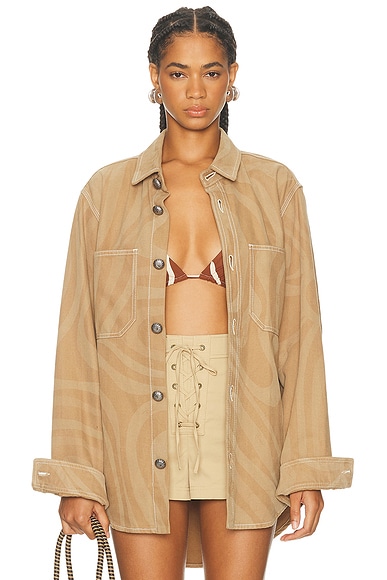 Emilio Pucci Cargo Jacket in Sabbia