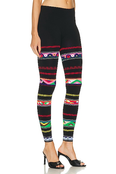 Shop Emilio Pucci Knit Pant In Multicolor