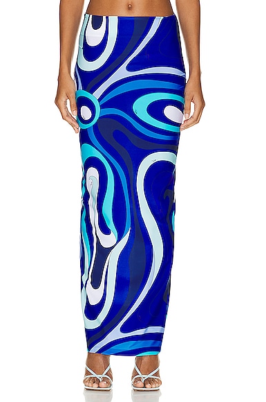 Emilio Pucci シルク　スカート　40 EMIF-WQ15_V1.jpg