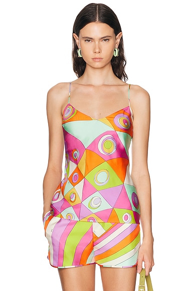 Silk Twill Cami Top