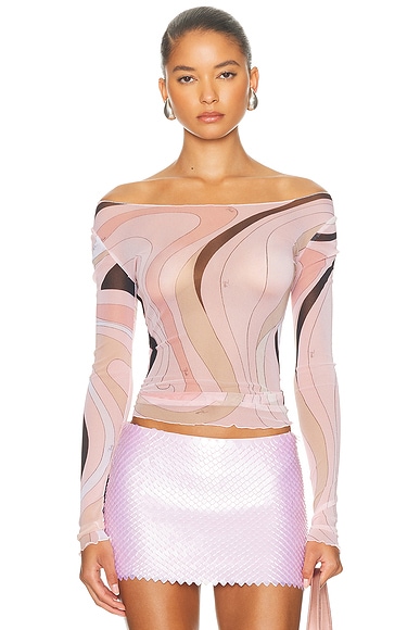 EMILIO PUCCI ストライプ バルーンシャツ EMILIO PUCCI ストライプ バルーンシャツ