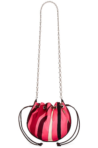 Emilio Pucci Drawstring Crossbody Bag in Fuchsia