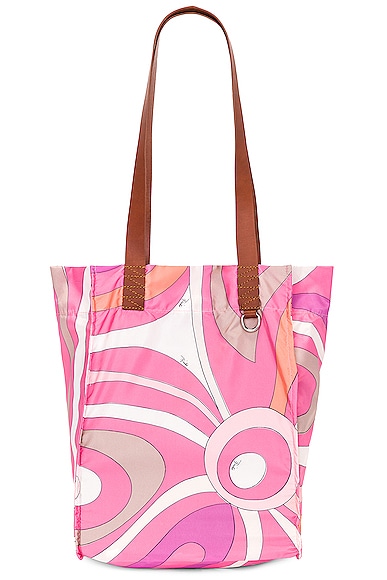 Emilio Pucci Medium Tote Bag in Pink