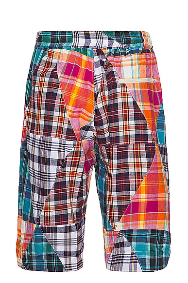 Engineered Garments Bb Patchwork Shorts In Multi