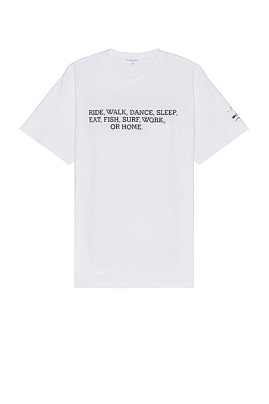 Printed Cross Crew Neck T-shirt