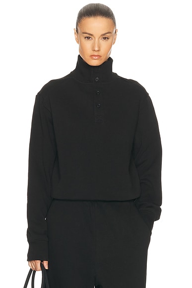 Entire Studios Port Pullover in Black