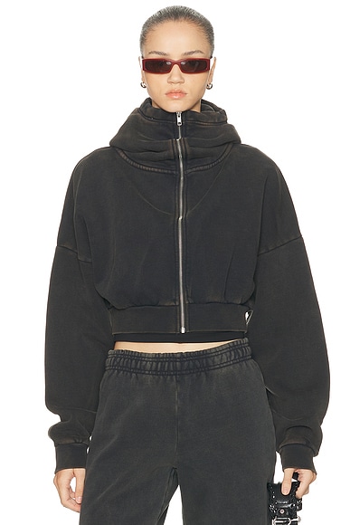 Cropped Full Zip Jacket