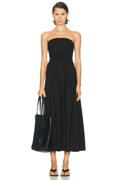 Cotton Resort Strapless Dress