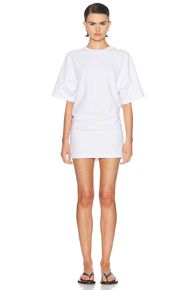 Short Sleeve Supima Curve Mini Dress