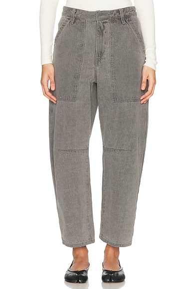 Smoked Utility Curved Leg Jeans