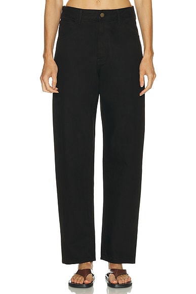 Enza Costa Easy Straight Leg in Coffee Bean