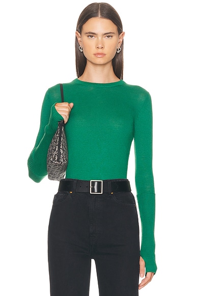Fine Cashmere Knitted Crewneck Sweater