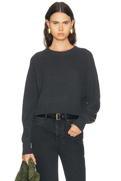 Cotton Cashmere Raglan Sweater