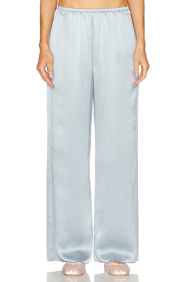 Silk Satin Pantlet in Sky