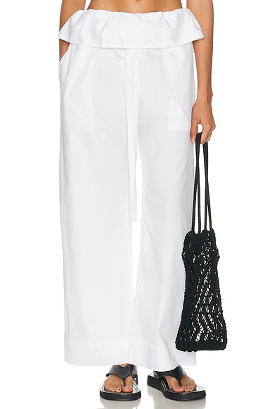 Cotton Peplum Pant
