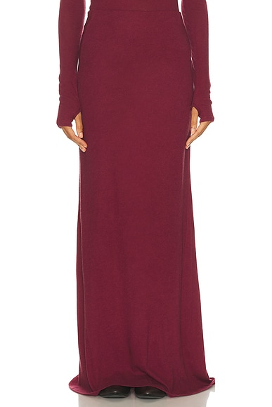 Cashmere Bias Skirt