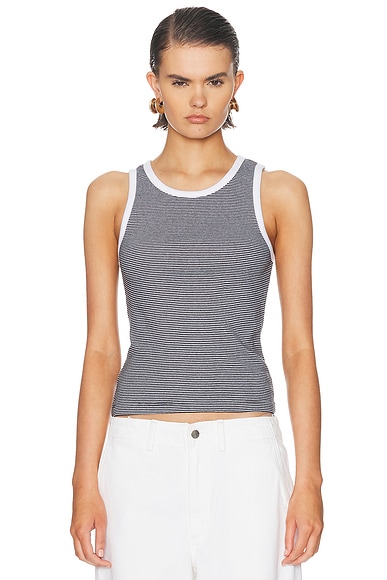 Cotton Mini Stripe Tank Top