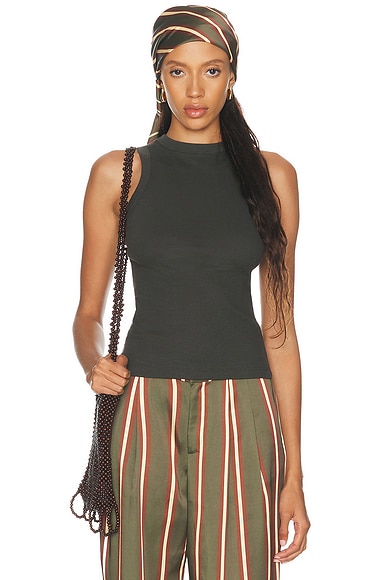 Cashmere Rib Tank Top
