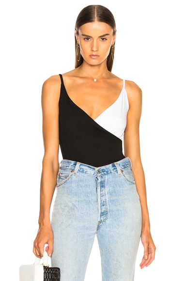 Strappy Overlap Bodysuit