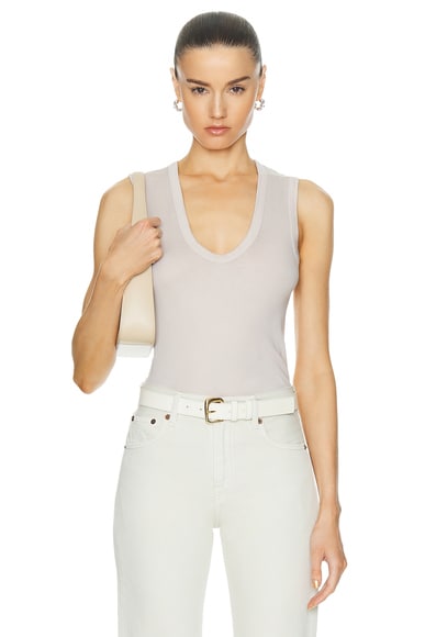 Supima Cotton Essential Sleeveless U Top