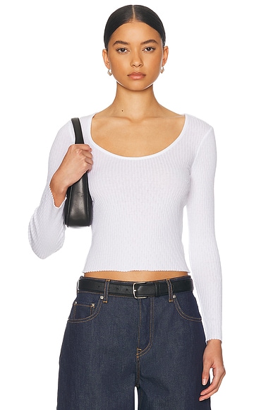 Pointelle Ballet Top