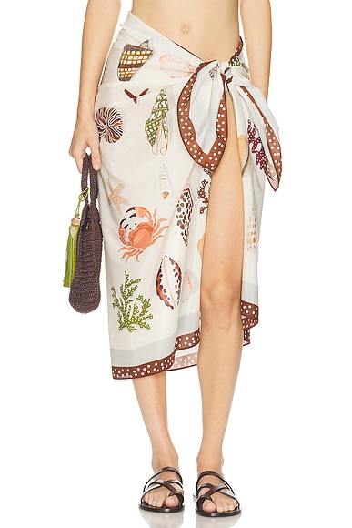 スカート ERES SS25 'Ile' sarong (082502 CONTINENTSIRENE) ERES | Fall 2025 Collection | FWRD