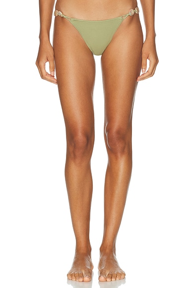 ERES Farrah Bikini Bottom in Alligator