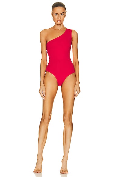 Eres Les Essentiels Effigie One-shoulder Swimsuit In Brugnon